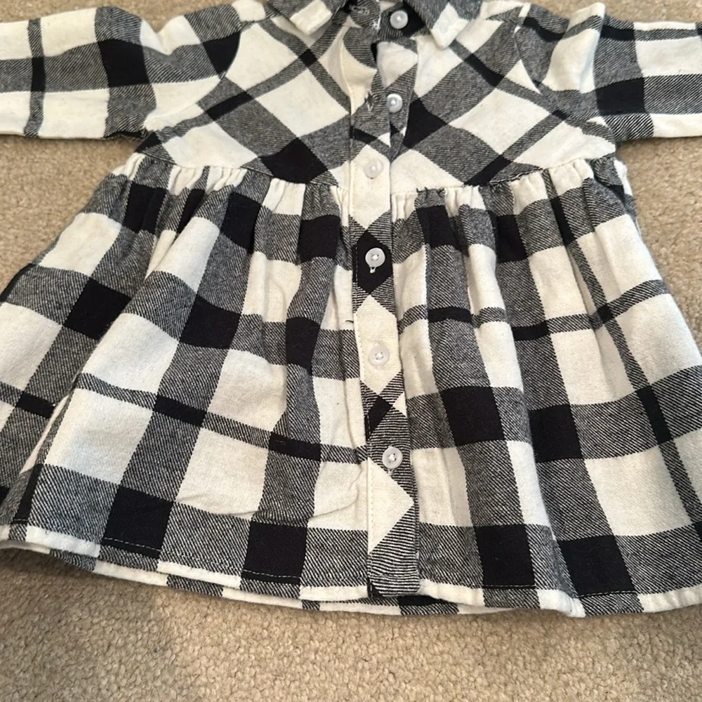Monica and Andy gingham dress